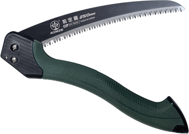 리민 국산 250mm 커브 접톱 낫 RTK-2025C 특수불소코팅 3단 각도조절 나무톱, 1개