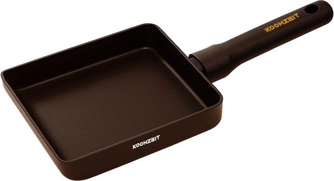 코젤 DIANA 인덕션겸용 논스틱 프라이팬 세라믹 코팅 계란말이팬 궁중팬 웍, 1개, 사각후라이팬18*15cm, 다이애나