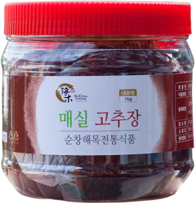 매실고추장 청매실 수제 태양초 국산재료 1kg 순창 해목, 1개