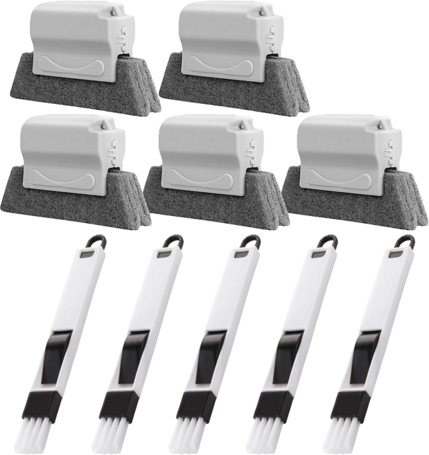 리안하우스 창문 틈새 창틀 청소 틈새브러쉬 솔 세트 10P, 1개