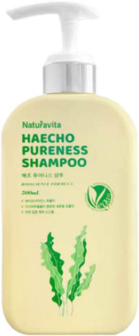 나투라비타 해초퓨어니스 비건 무방부제 임산부 샴푸 500ml, 500g, 2개