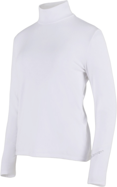 [어라운드식스]프리미엄 텐셀라이오셀 골프 이너 반목티셔츠 간절기 여성용 - 화이트 M