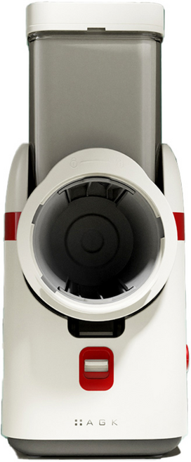 AGK 스빙 오토 슬라이서 전동 만능 채칼 야채 자동 양배추 당근 채썰기 채써는 기계, 1개, 화이트