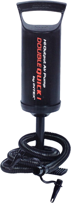 인텍스 휴대용 더블퀵 에어 펌프 중형 튜브 바람 공기 주입기, 1개