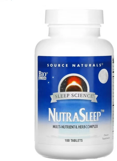 소스내추럴스 뉴트라슬립 수면 100정 칼슘 마그네슘 이노시톨 GABA 골무꽃 시계꽃 발레리안 카모마일, 1개 - 쿠팡
