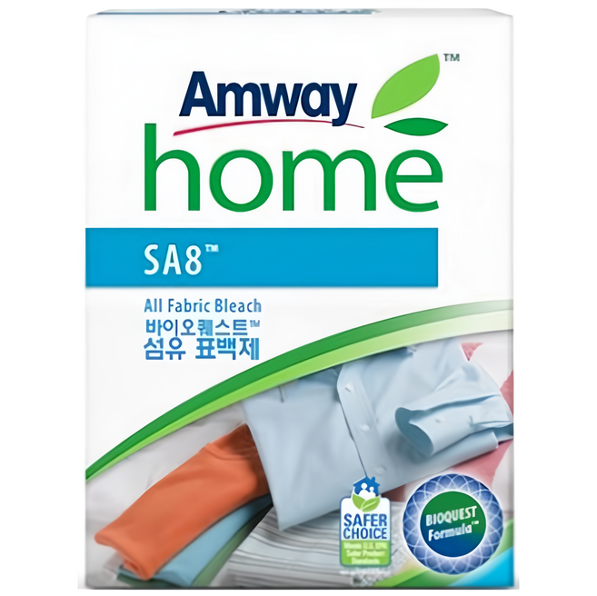 암웨이 SA8 바이오퀘스트 섬유 표백제 + KF94 1매 증정, 1개