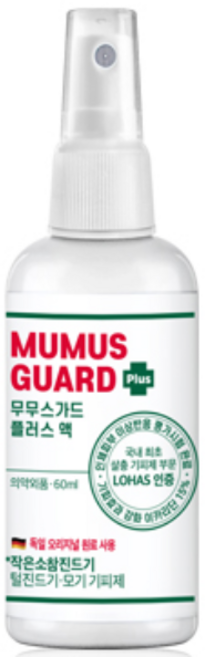 무무스가드 플러스 60ml 친환경성분 이카리딘 15%, 1개