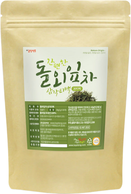 갑당약초 돌외잎차 삼각티백, 1개, 30개입, 1g