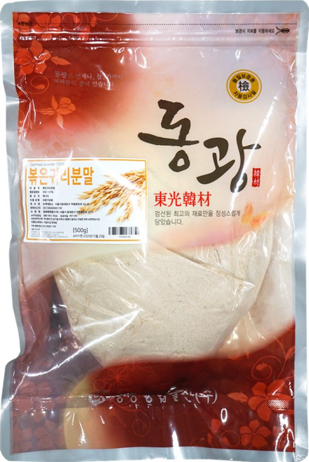 동광종합물산 볶은귀리분말 캐나다산, 1개, 500g