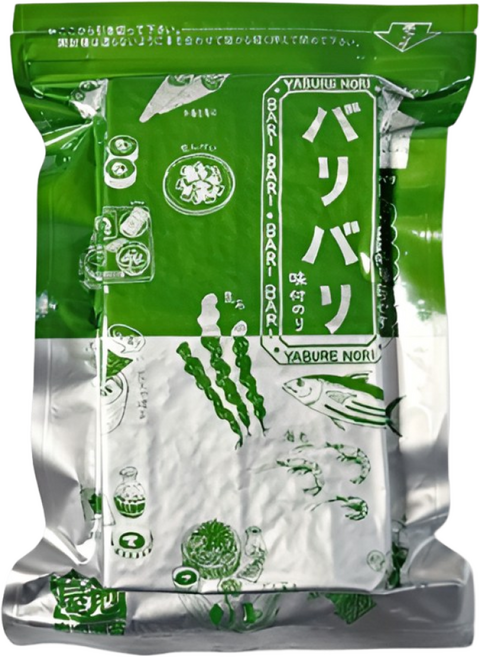 하야시야 고급 바리바리 노리 그린 4컷 120장 일본김, 1개, 100g