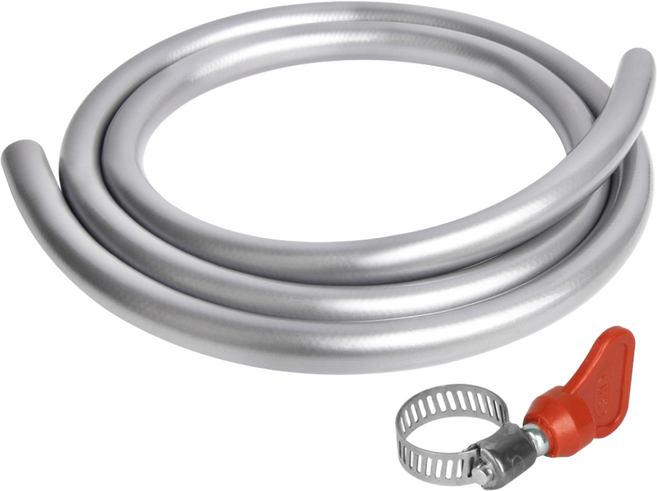 와이넷 꼬이지않는말랑이물호스1M+호스밴드, 1세트