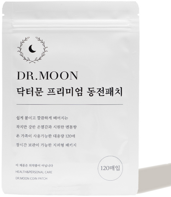 닥터문 프리미엄 동전패치 멘톨향, 120개입, 1개