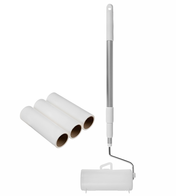 코멧 사선컷팅 테이프 클리너 3단 핸들 + 거치대 + 리필 4개, 1개