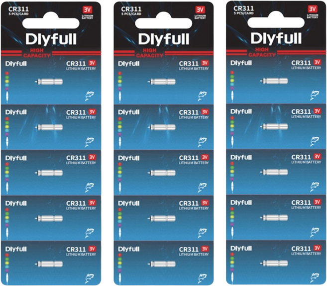 전자찌 전자케미 민물 바다 낚시 건전지 dlyfull cr311 cr322 cr425 cr435 구멍지 막대찌 배터리 바다찌 풀치 어신기 밧데리, 3mm11mm+10개