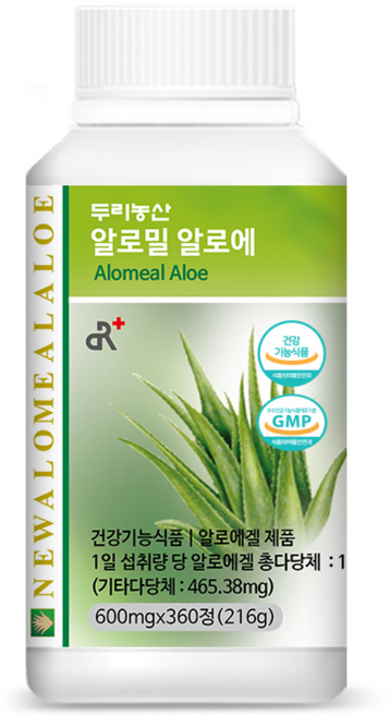 쾌변봤다 알로밀 알로에 360정 총3개월분, 216g, 1개