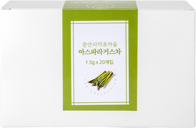 증안리약초마을 전통비법으로 덖은 아스파라거스 차, 1.5g, 1박스, 20개입