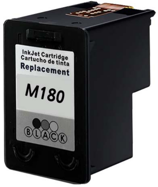 [호환] BNC INT 삼성 INK-M180 C180 블랙 컬러 대용량 SL-J1660 J1663 J1665 J1770FW 재생 잉크, 검정, 1개