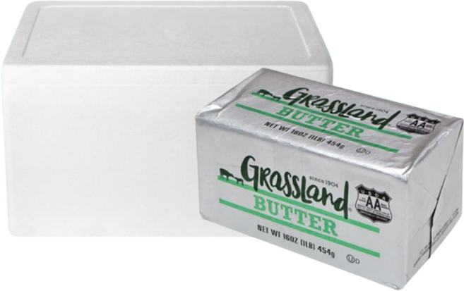 글라스랜드 무염 버터 454g x 36개입 (1박스) [아이스박스포함], 36개