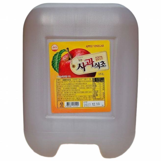 유동해돋이촌 사과식초, 1개, 15L
