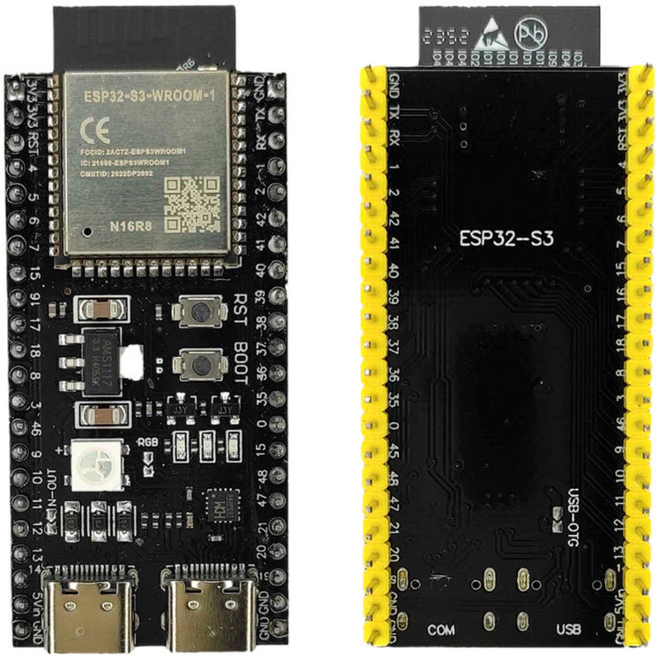 ESP32S3 개발 보드 YD-ESP32-S3, 5개, 핀헤더 납땜