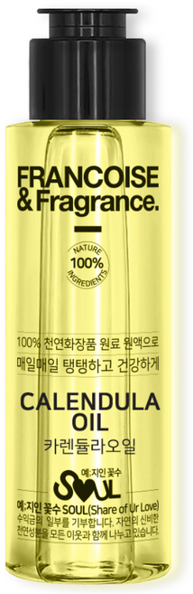 프랑스와즈 카렌듈라(대두) 인퓨즈드 오일, 카렌듈라 인퓨즈드 오일, 100ml, 1개