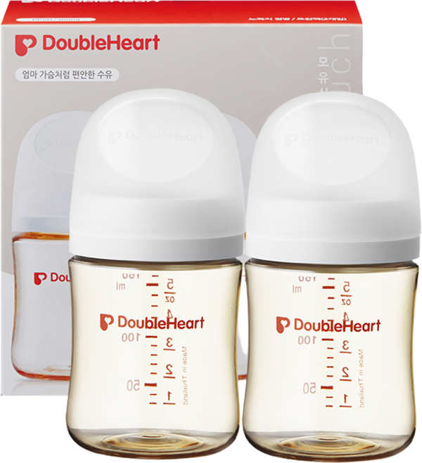 더블하트 SofTouch 모유실감 PPSU 젖병 160ml, 단품, 2개