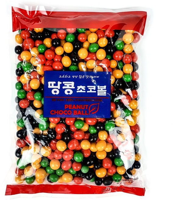 웰칩스 추억의 옛날 과자 69종 모음 인간사료 뻥튀기, 62.땅콩초코볼1KG, 1개, 1kg
