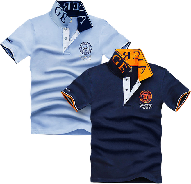 블루포스 스크베 반팔 카라티 1+1 세트 [2장 묶음] 남자 티셔츠 남성 반팔티 남녀공용 커플티 단체티 여름 골프티 [국내생산]