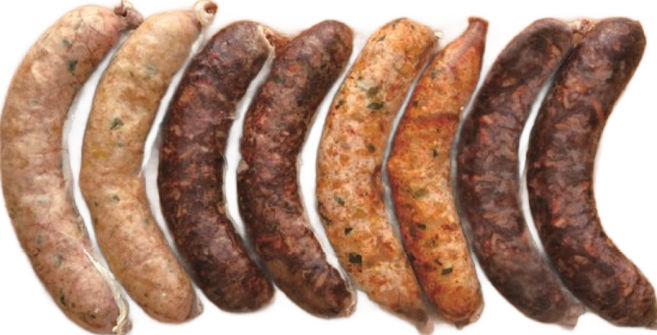 옛맛시골아주매 모듬순대 찹쌀 고기 야채(매운맛) 김치 4가지 맛을 한번에 500g, 3개