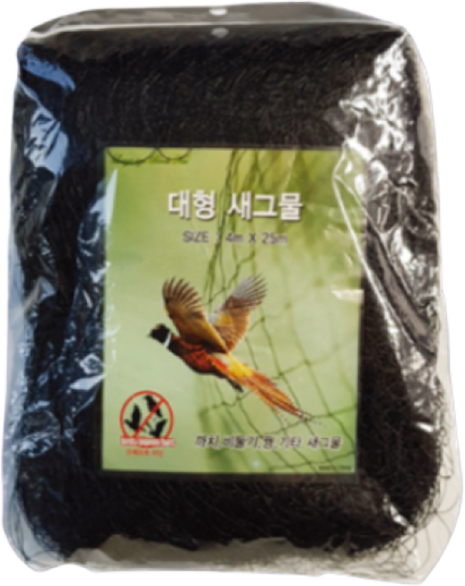 조류용 대형새그물 4x15m 4x25m (꿩 비둘기 까치 참새 조류퇴치), 4m X 15m