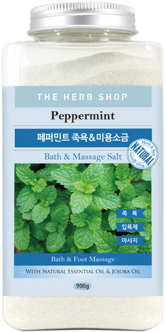 더허브샵 대용량 페퍼민트 족욕 앤 미용소금, 1개