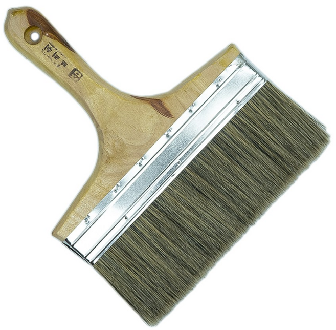 참브러쉬 견출붓 페인트 도배붓 미장솔 10인치 7호 3종, 짧은자루, 1개