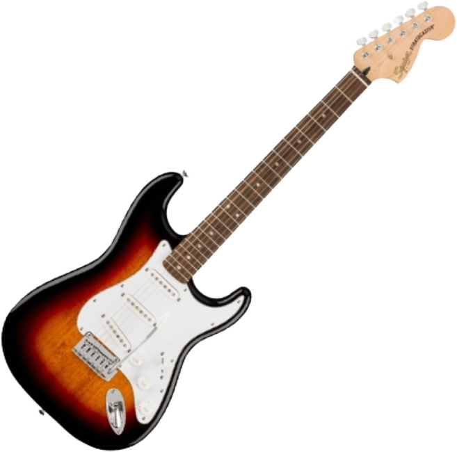 Squier 스콰이어 일렉기타 Affinity Stratocaster LRL 3-Tone Sunburst 037-8000-500, 1개, 2 Color Sunburst, Squier - Debut Stratocaster