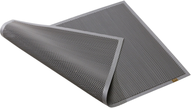 3M 미끄럼방지 엔트랩 욕실매트 90 x 60, 그레이, 1개