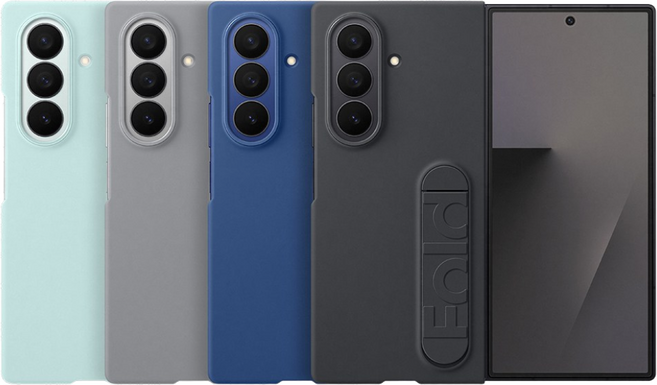 삼성 갤럭시Z폴드7 실리콘 케이스 with 스탠드 / EF-MF966