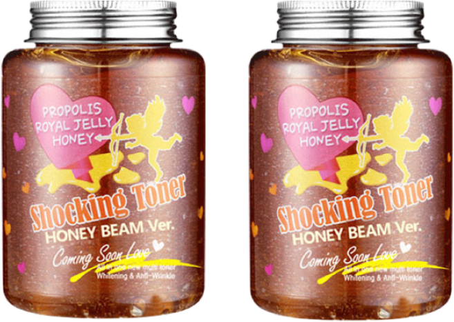 라벨영 쇼킹토너 꿀광버전, 250ml, 2개