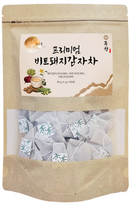 목향 프리미엄 비트돼지감자차, 1개, 50개입, 1g