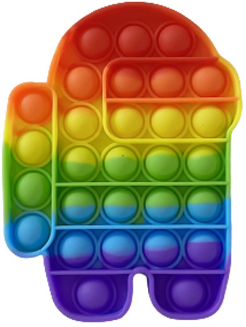 꾸꾸까까 팝잇 푸쉬팝 초대형 버블 촉감놀이 (9종), 1개