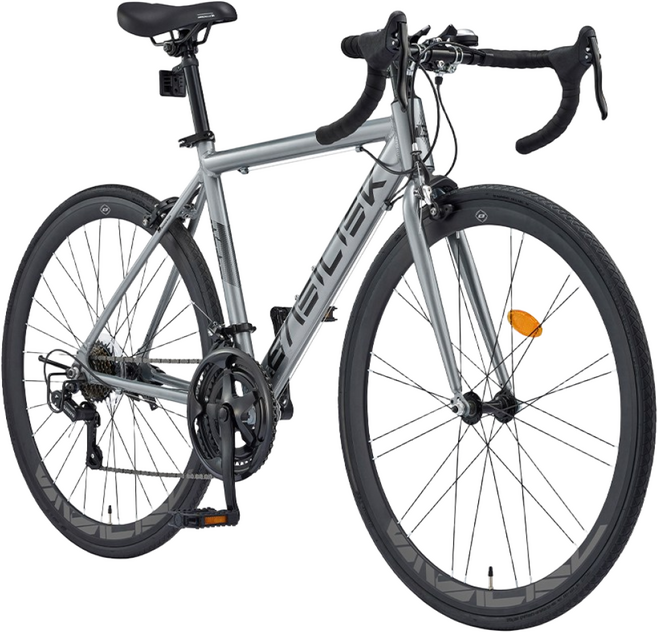 삼천리 2026 700C 바실리스크 14단 입문용 사이클 로드자전거 100% 완조립 / 사은품 증정, 1개, 164cm, 블랙(무광) - 490