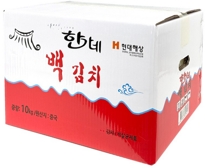 한가네 백김치 냉장, 1개, 10kg