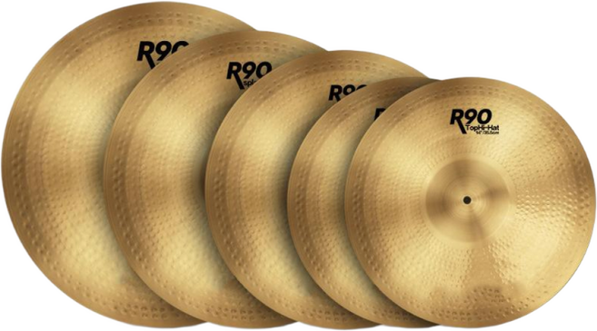 이스턴 코리아 R90 드럼 심벌 세트 하이헷 크래쉬 라이드, 1개