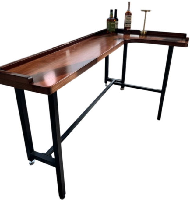 바테이블 홈바 베란다 카페 원목 창가 테이블