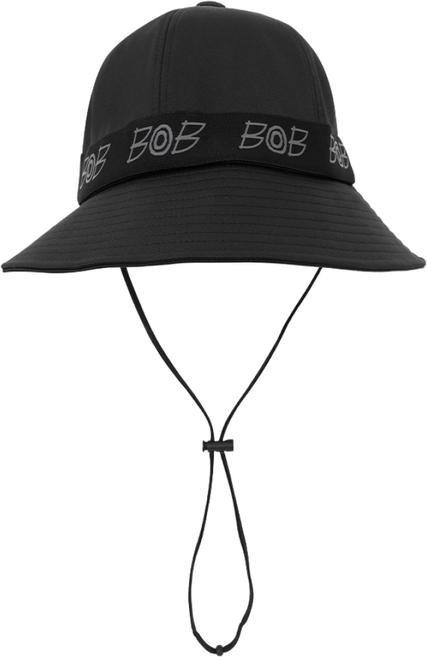 [BOB골프 한정특가] 남/여 로고패던 베이직 골프 부니햇/버킷햇/벙거지 모자 - BGU5ACP902, 블랙, 1개