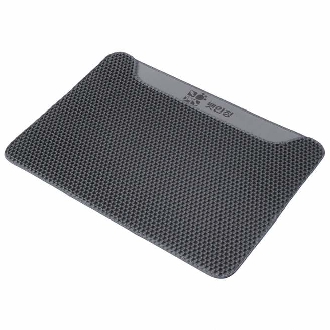 펫인칭 사막화방지 고양이 모래매트 빅사이즈 대형 특대형, 그레이, 1개