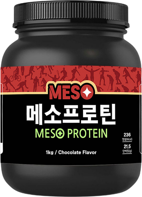 메소프로틴 단백질보충제 헬스보충제 프로틴 쉐이크 벌크업 근육증가, 1kg, 1개