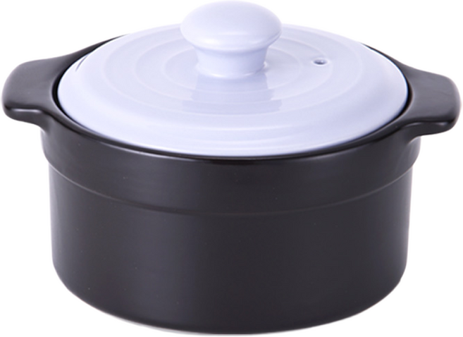 리빙아트 세라믹 모던 내열 뚝배기, 14cm(찜기), 1개