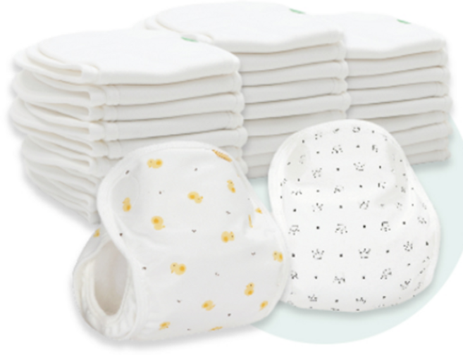 무루 땅콩기저귀 소형2호SET[기저귀15장+방수커버2장], 카퍼레이드, 1개