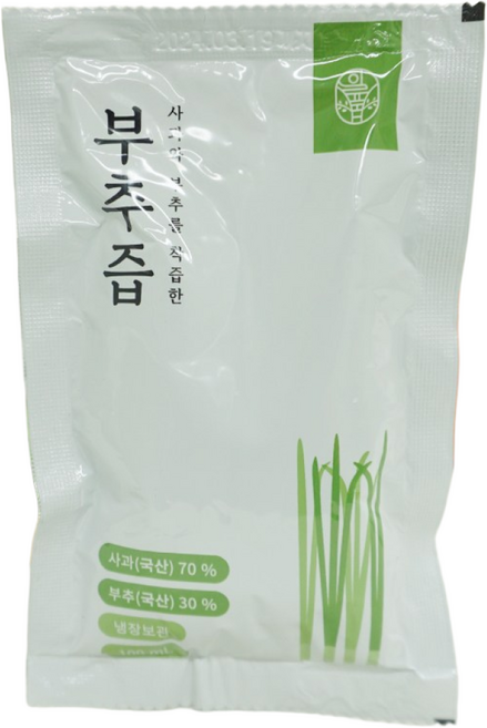 일품자연 부추즙 100ml 사과와 부추를 착즙한 부추주스, 60개