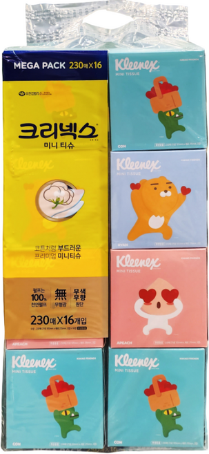 TD 크리넥스 디럭스 미니 230매 x 16입 (2겹)