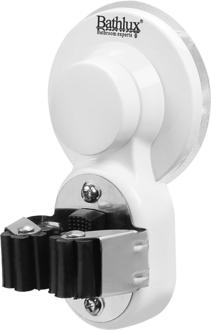 베스럭스 욕실 청소기 걸이 홀더 30124 흡착식 무타공 정리 꽂이, 화이트, 1개